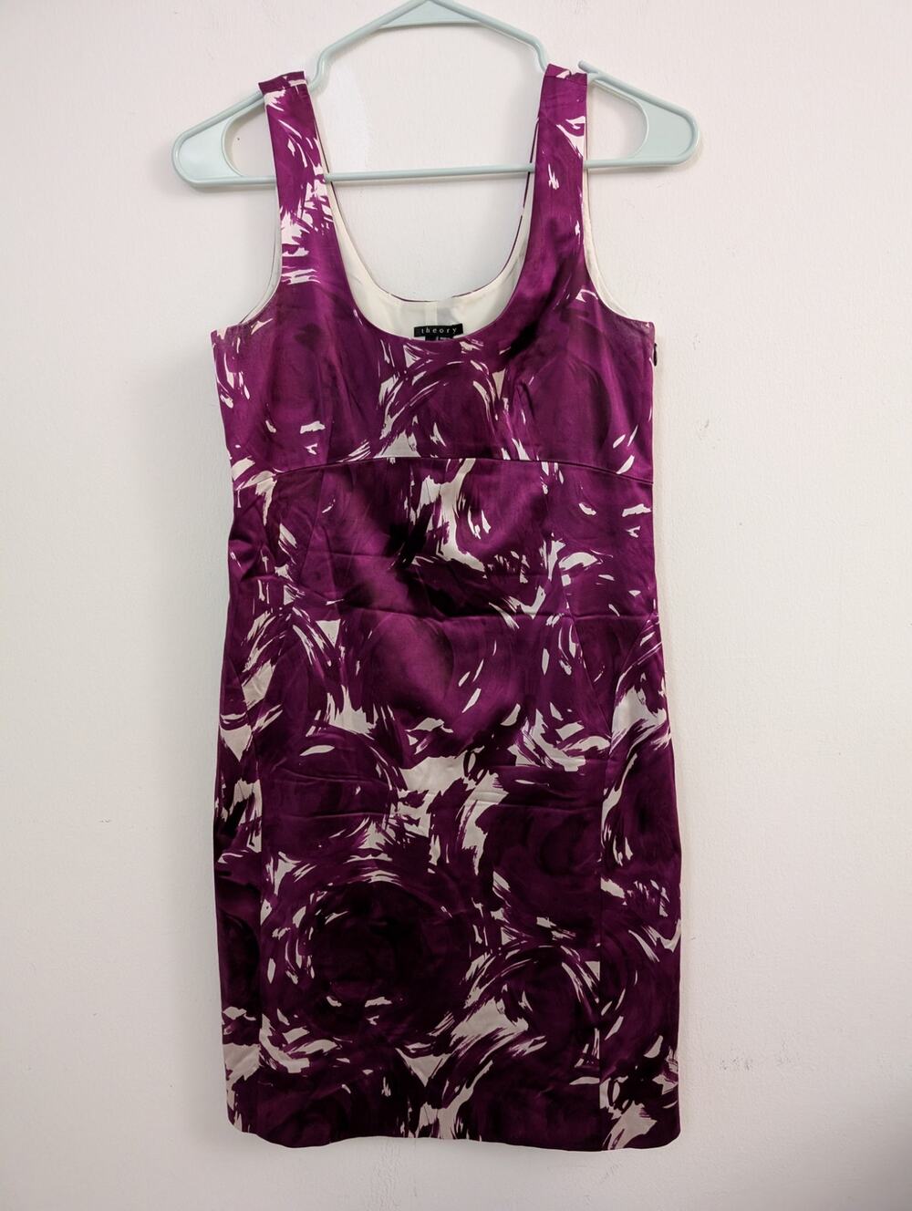 nwt theory fandora silk dress